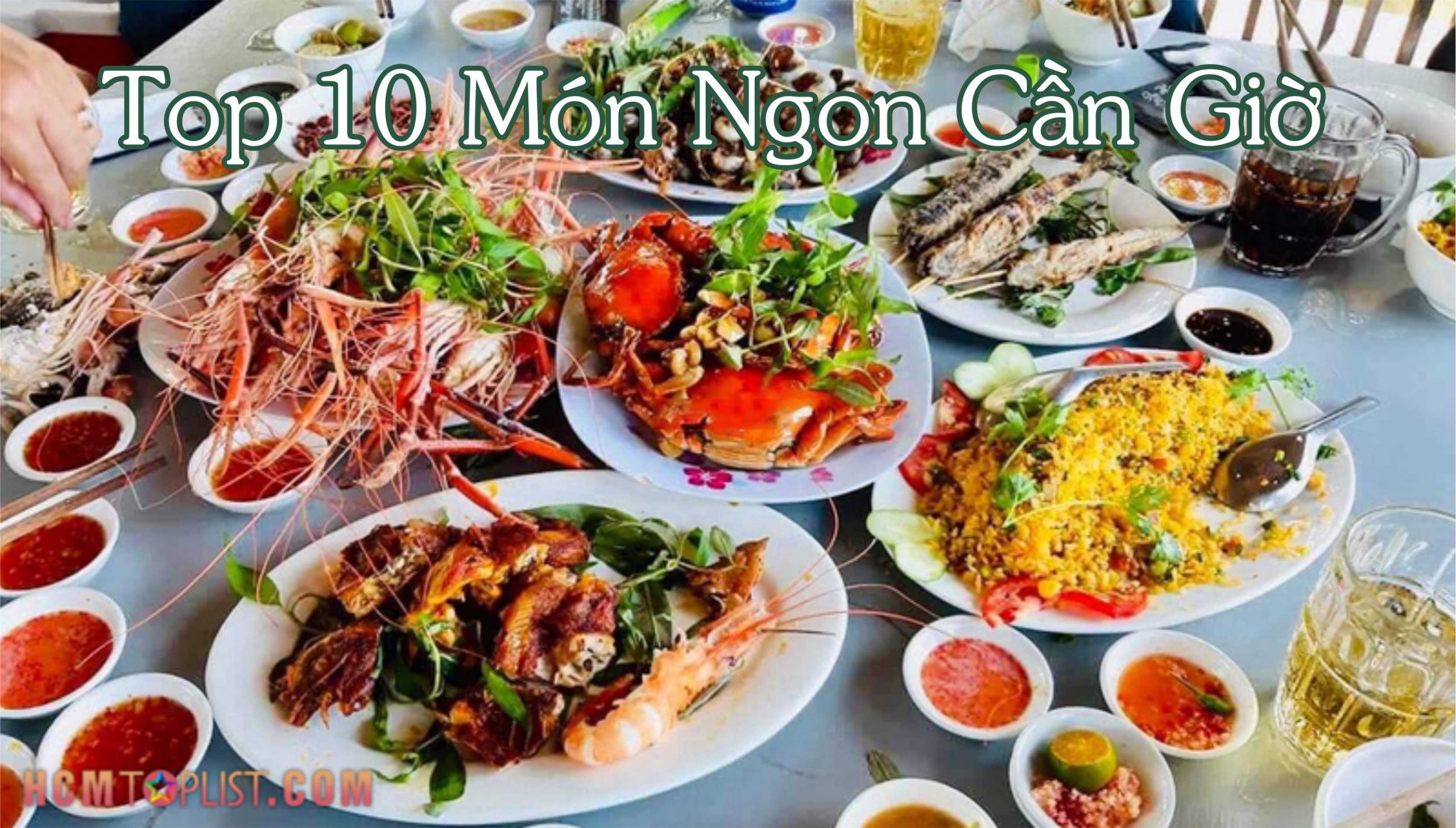 Top 10 món ngon Cần Giờ
